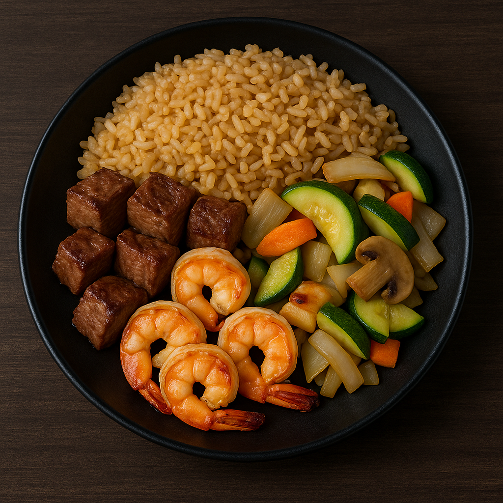 Steak and Shrimp Combo Plate