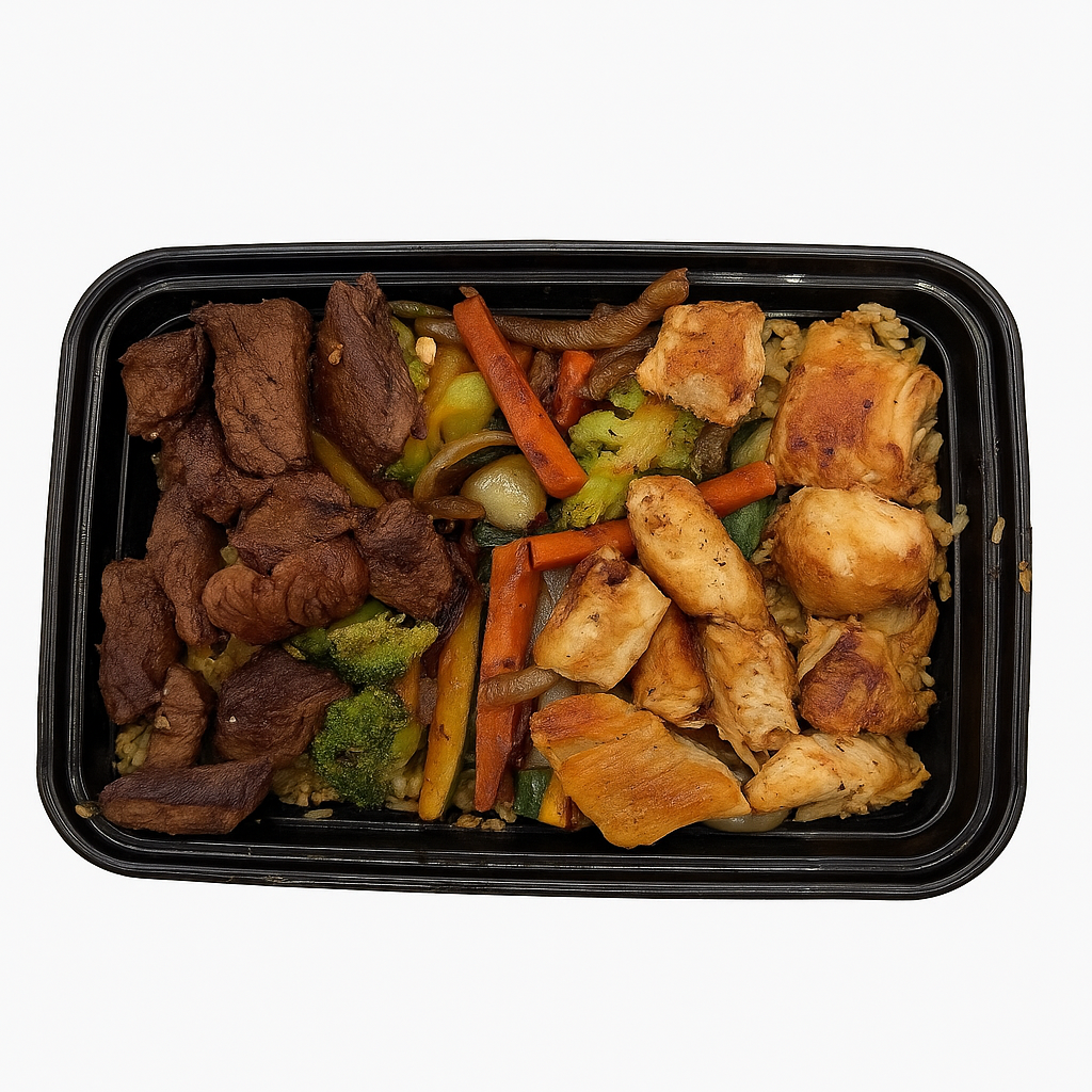 Chicken & Steak Hibachi Plate